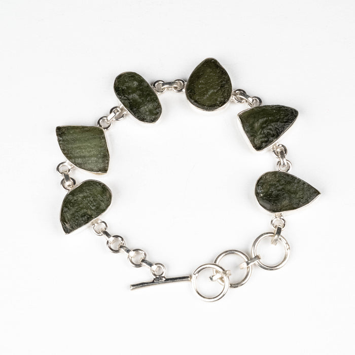 Moldavite Bracelet 7.75" 17.88 g