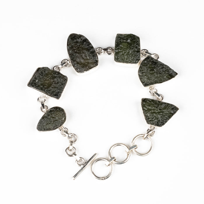 Moldavite Bracelet 8" 24.28 g