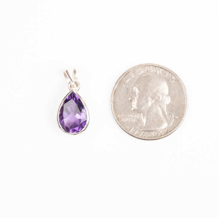 Amethyst Pendant 2.42 g 22x10mm