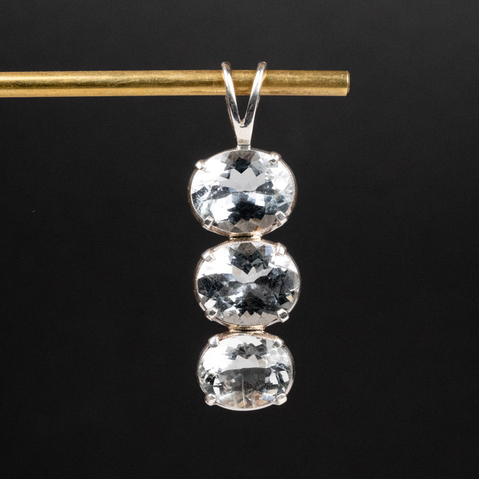 Aquamarine Pendant 3.75 g 38x12mm