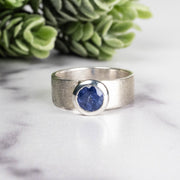 Tanzanite Ring 6mm Size 7 - InnerVision Crystals