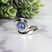 Tanzanite Ring 7mm Size 7 - InnerVision Crystals