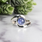 Tanzanite Ring 7mm Size 7 - InnerVision Crystals