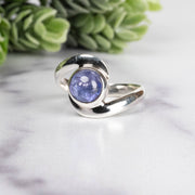 Tanzanite Ring 7mm Size 7 - InnerVision Crystals
