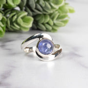Tanzanite Ring 7mm Size 7 - InnerVision Crystals