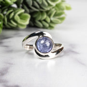 Tanzanite Ring 7mm Size 8 - InnerVision Crystals