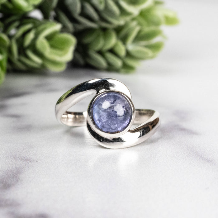 Tanzanite Ring 7mm Size 8