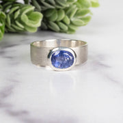 Tanzanite Ring 8x6mm Size 9 - InnerVision Crystals