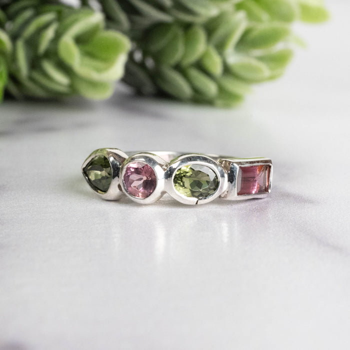 Tourmaline Ring 3.5-6mm Size 6.5