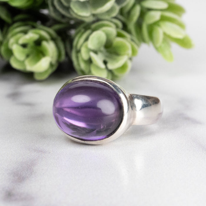 Amethyst Ring 13x11mm Size 7.5