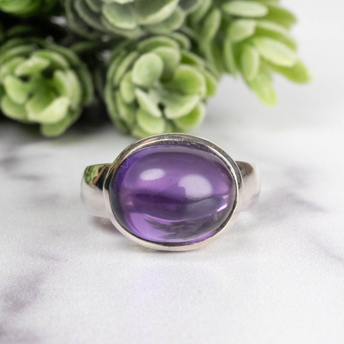 Amethyst Ring 13x11mm Size 7.5