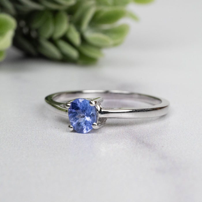 Tanzanite Ring 5x4mm Size 7