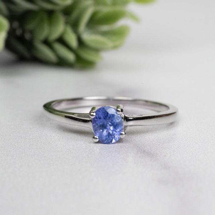 Tanzanite Ring 5x4mm Size 7