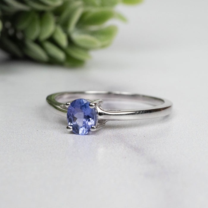 Tanzanite Ring 5x4mm Size 7