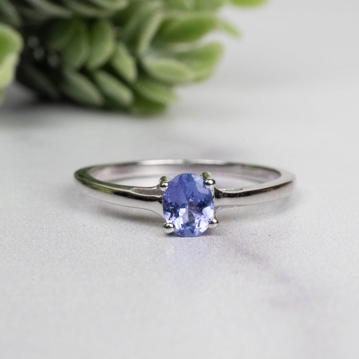 Tanzanite Ring 5x4mm Size 7