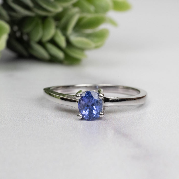 Tanzanite Ring 5x4mm Size 8