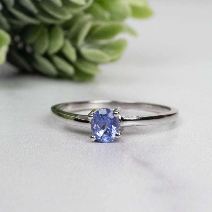 Tanzanite Ring 5x4mm Size 8