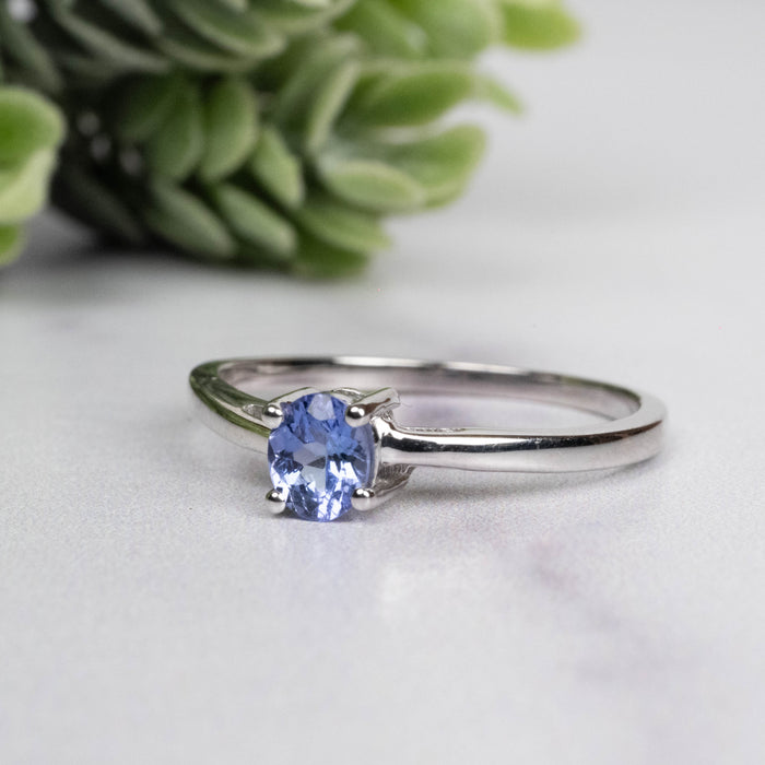 Tanzanite Ring 5x4mm Size 8