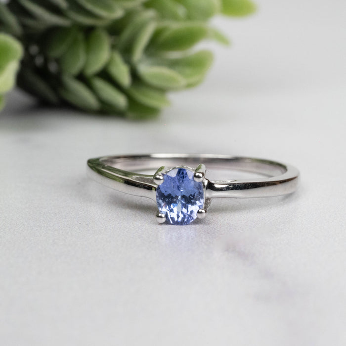Tanzanite Ring 5x4mm Size 8