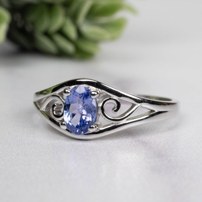 Tanzanite Ring 6.5x4.5mm Size 9