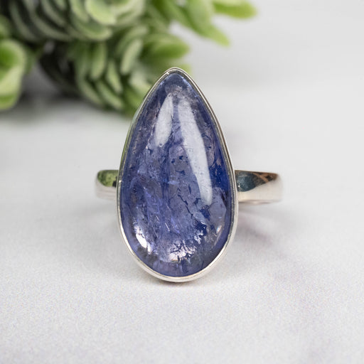 Tanzanite Ring 20x11mm Size 7 Adjustable - InnerVision Crystals