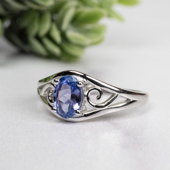 Tanzanite Ring 6.5x4.5mm Size 6