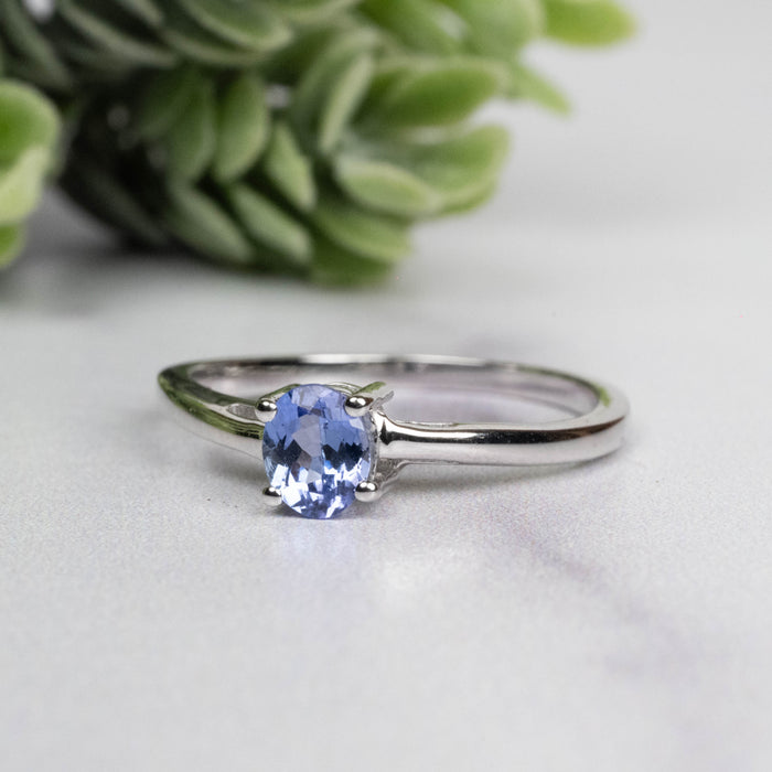 Tanzanite Ring 5x4mm Size 7