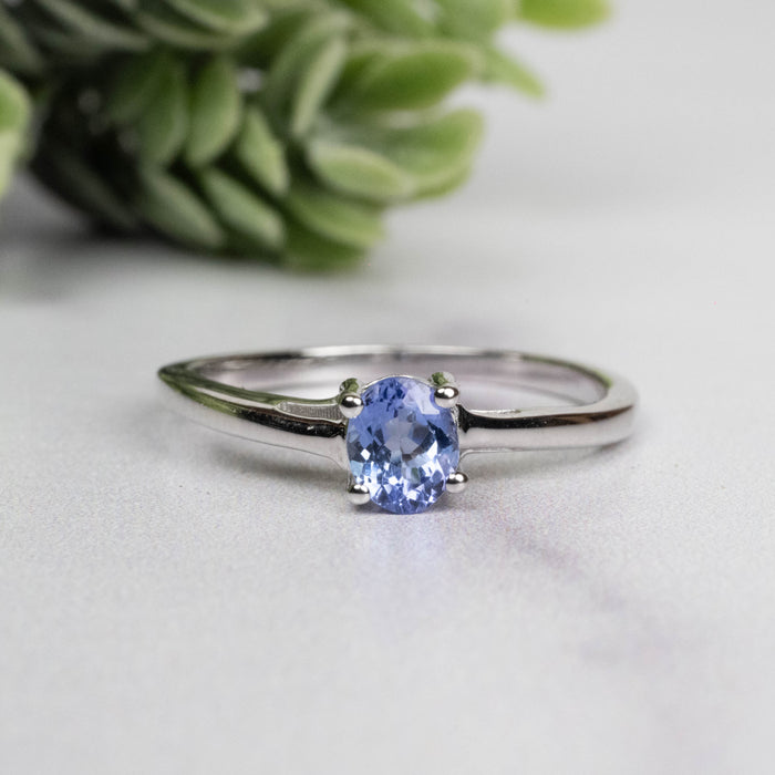 Tanzanite Ring 5x4mm Size 7