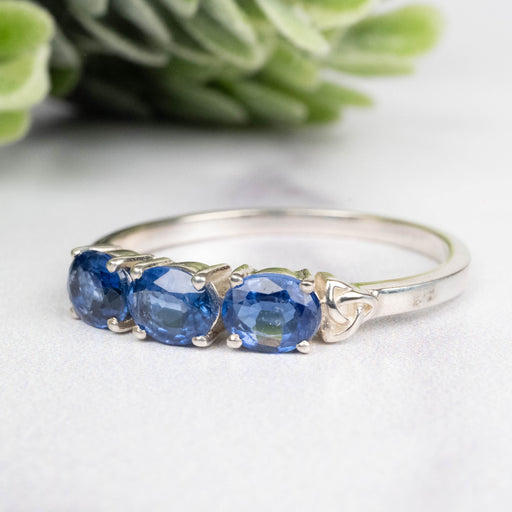 Kyanite Ring 5x4mm Size 10 - InnerVision Crystals