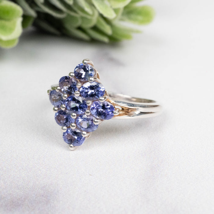 Tanzanite Ring 4x3mm Size 7