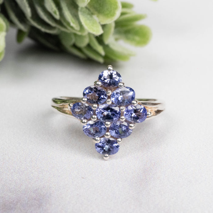 Tanzanite Ring 4x3mm Size 7