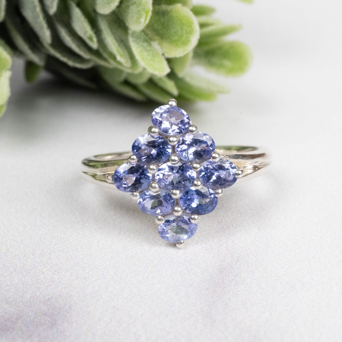 Tanzanite Ring 4x3mm Size 8