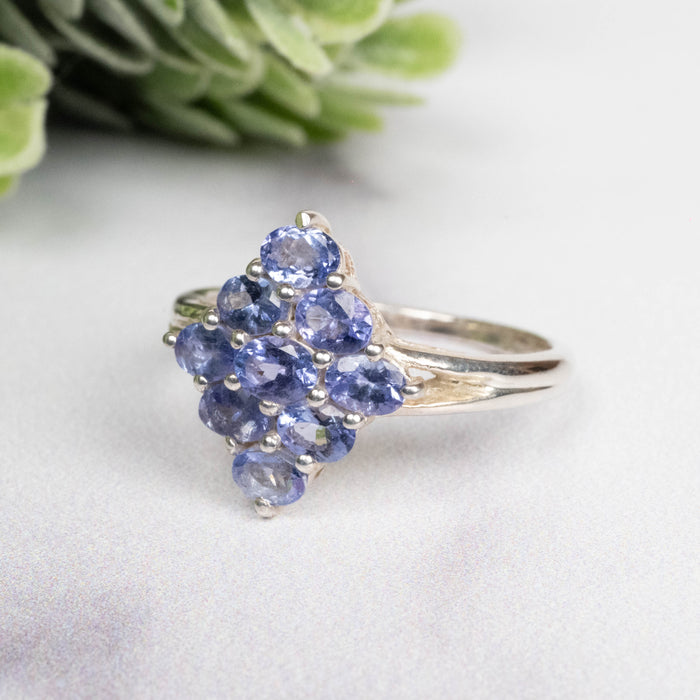 Tanzanite Ring 4x3mm Size 8