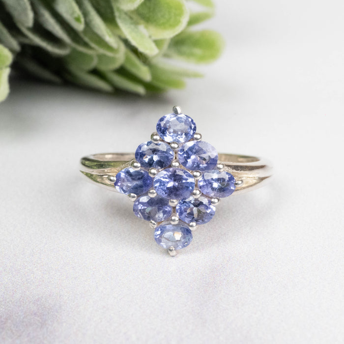 Tanzanite Ring 4x3mm Size 8