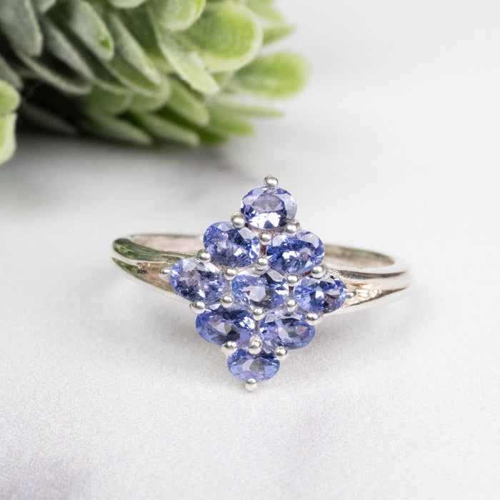 Tanzanite Ring 4x3mm Size 10