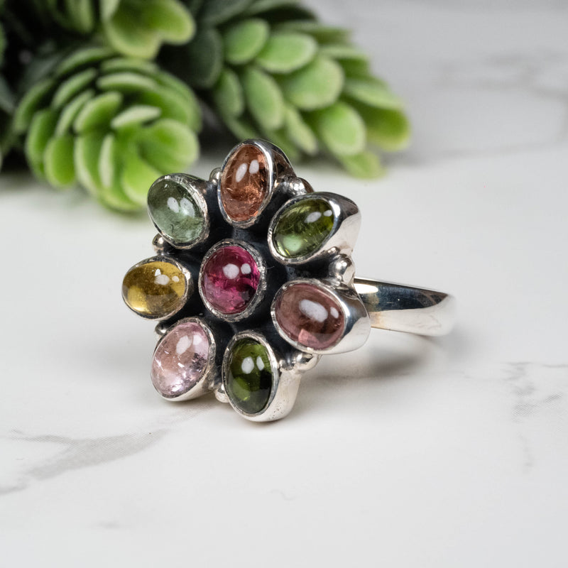 Tourmaline Ring 5mm-7mm Size 8