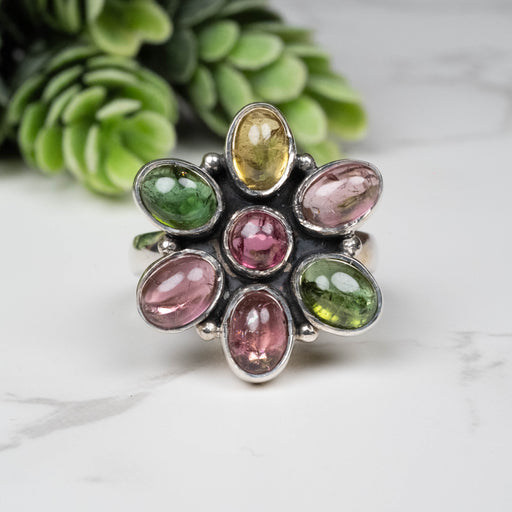 Tourmaline Ring 4mm-7mm Size 9 - InnerVision Crystals
