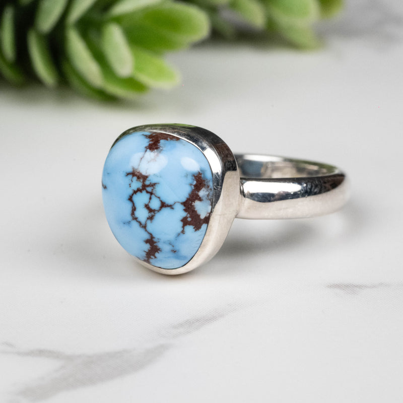 Golden Hill Turquoise Ring 10mm Size 5