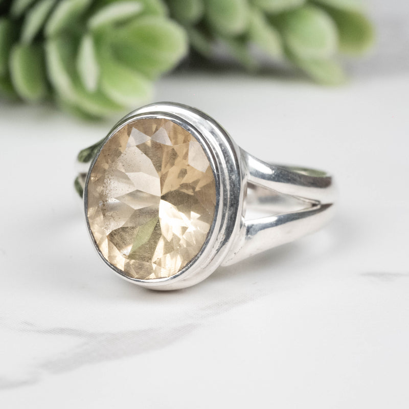 Citrine Ring 11x9mm Size 7