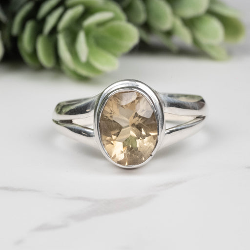 Citrine Ring 9x7mm Size 8 - InnerVision Crystals