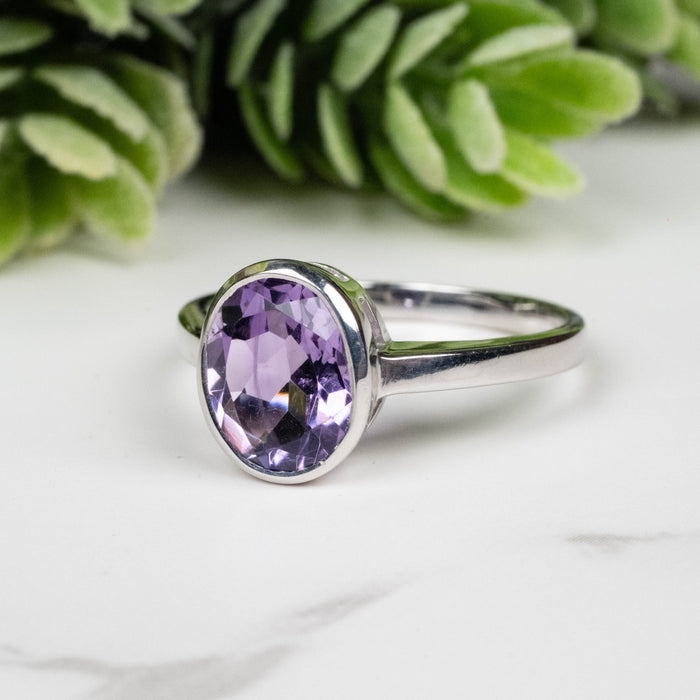 Amethyst Ring 9x7mm Size 7