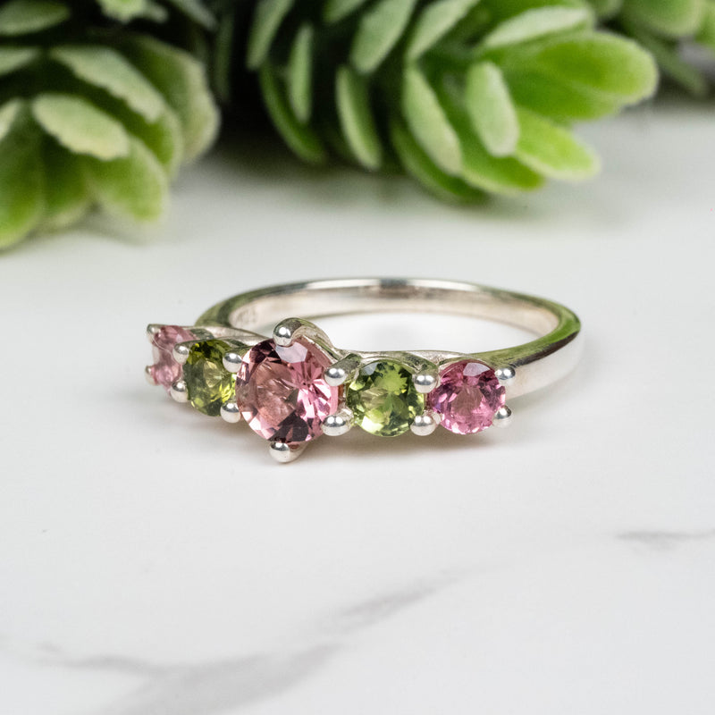 Tourmaline Ring 3.5mm-5mm Size 5