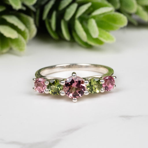 Tourmaline Ring 3.5mm-5mm Size 5 - InnerVision Crystals