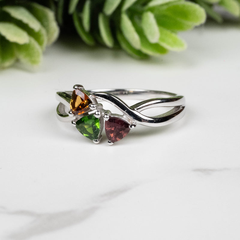 Tourmaline Ring 3mm-3.5mm Size 5