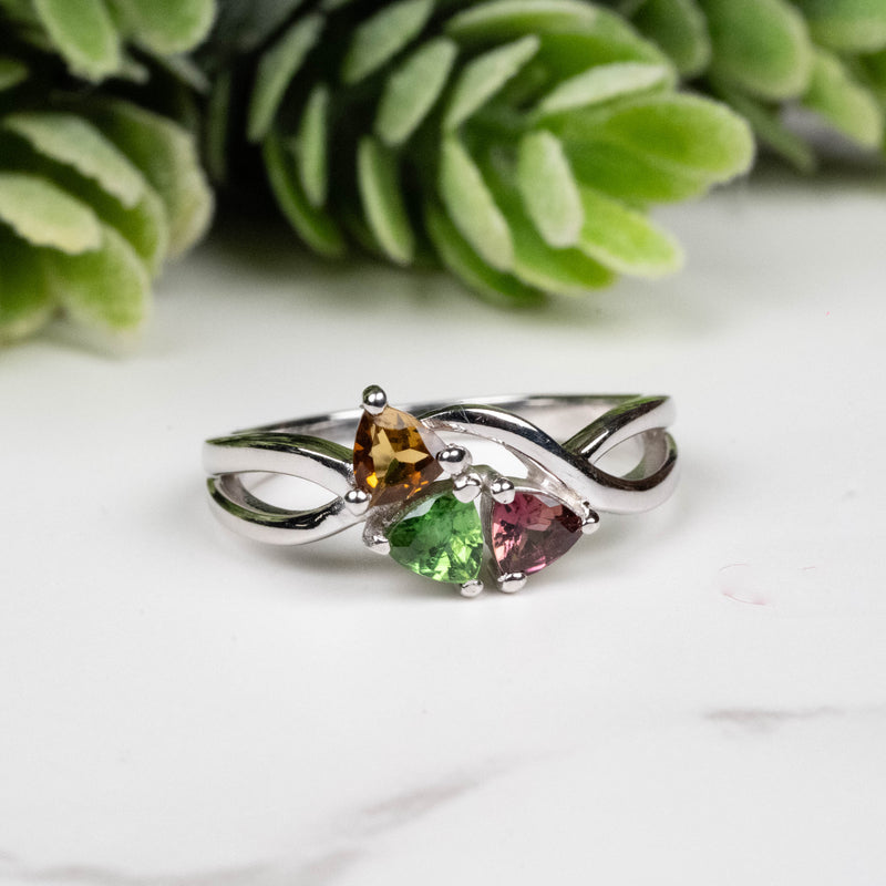 Tourmaline Ring 3mm-3.5mm Size 5