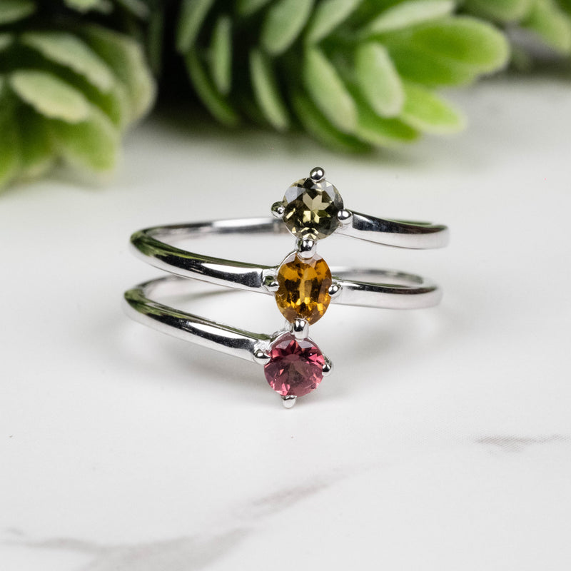 Tourmaline Ring 2.5mm-4.5mm Size 5
