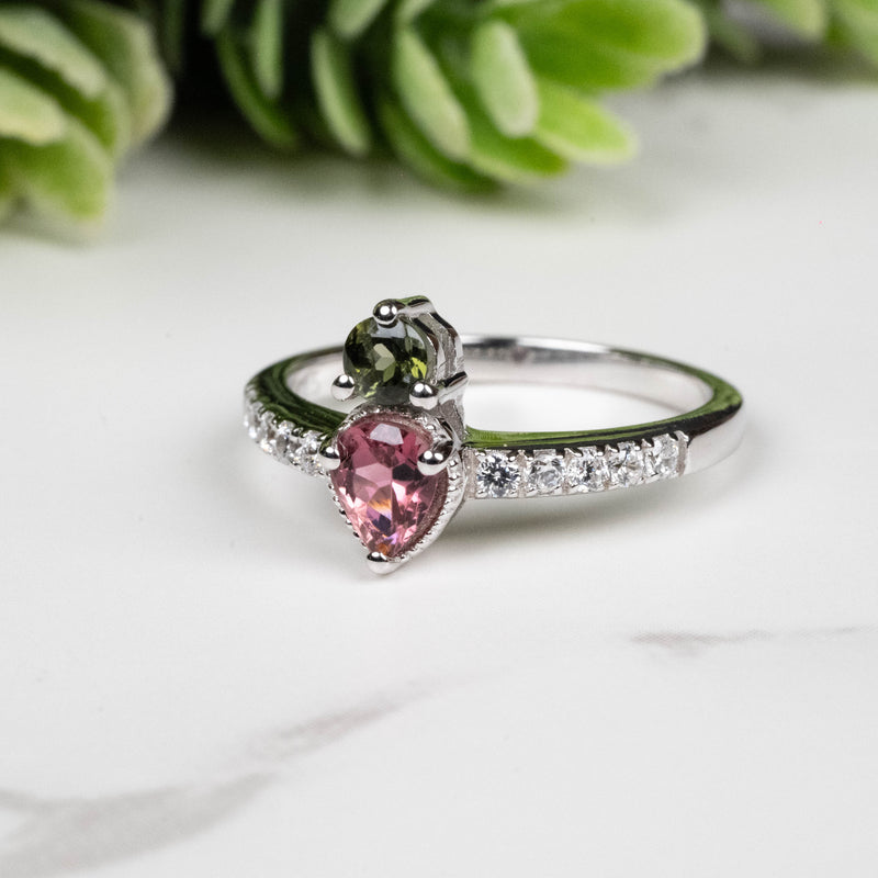 Tourmaline Ring 3.5mm-4.5mm Size 5