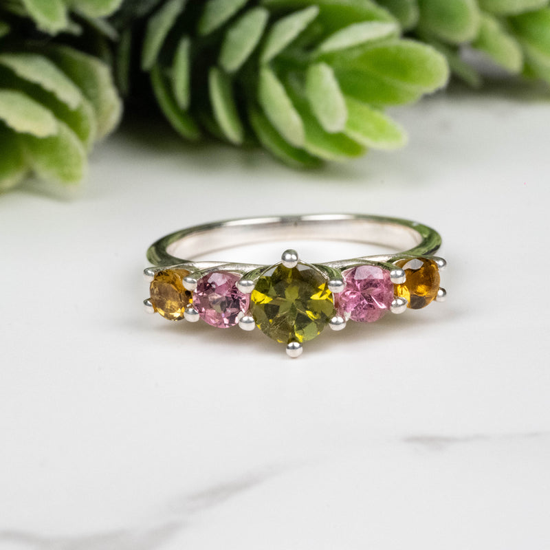 Tourmaline Ring 3.5mm-5mm Size 6