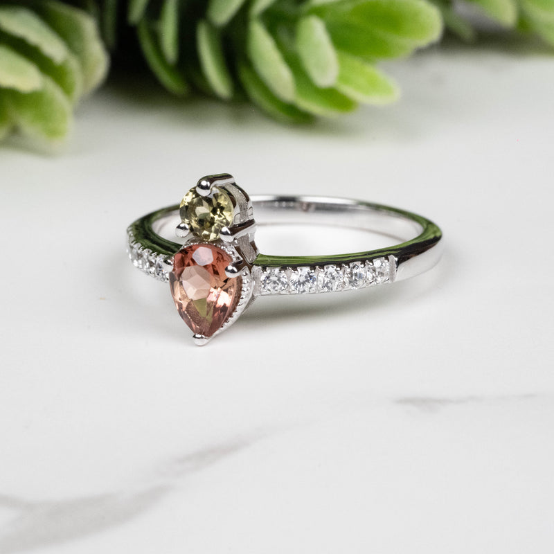Tourmaline Ring 3.5mm-4.5mm Size 6