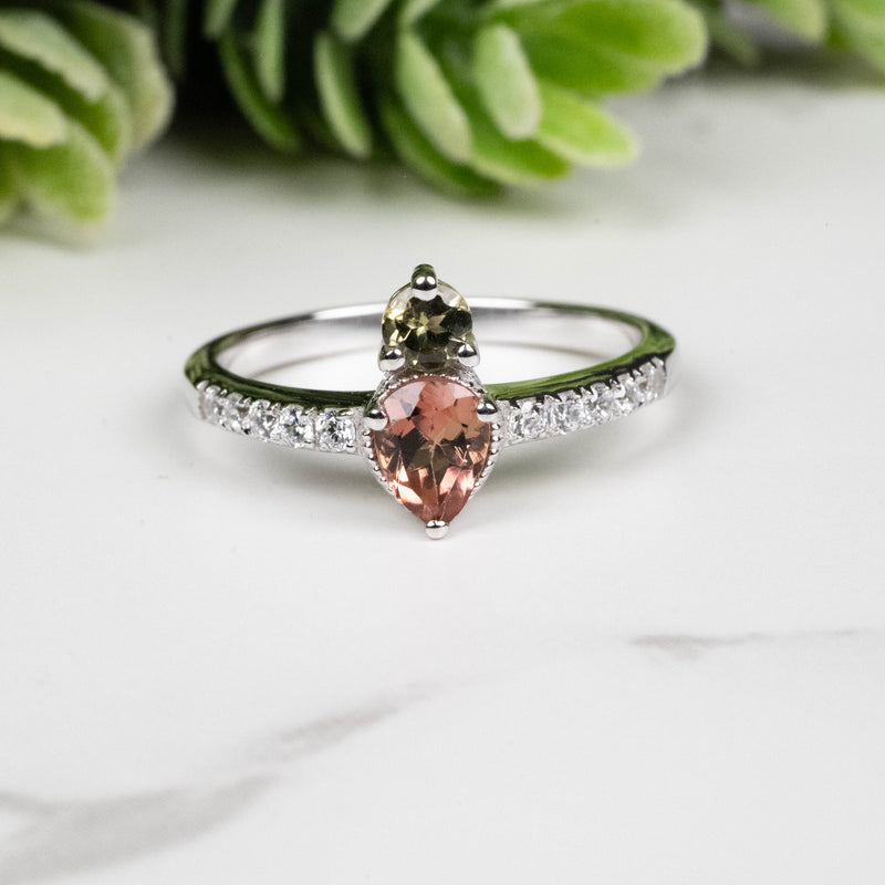Tourmaline Ring 3.5mm-4.5mm Size 6